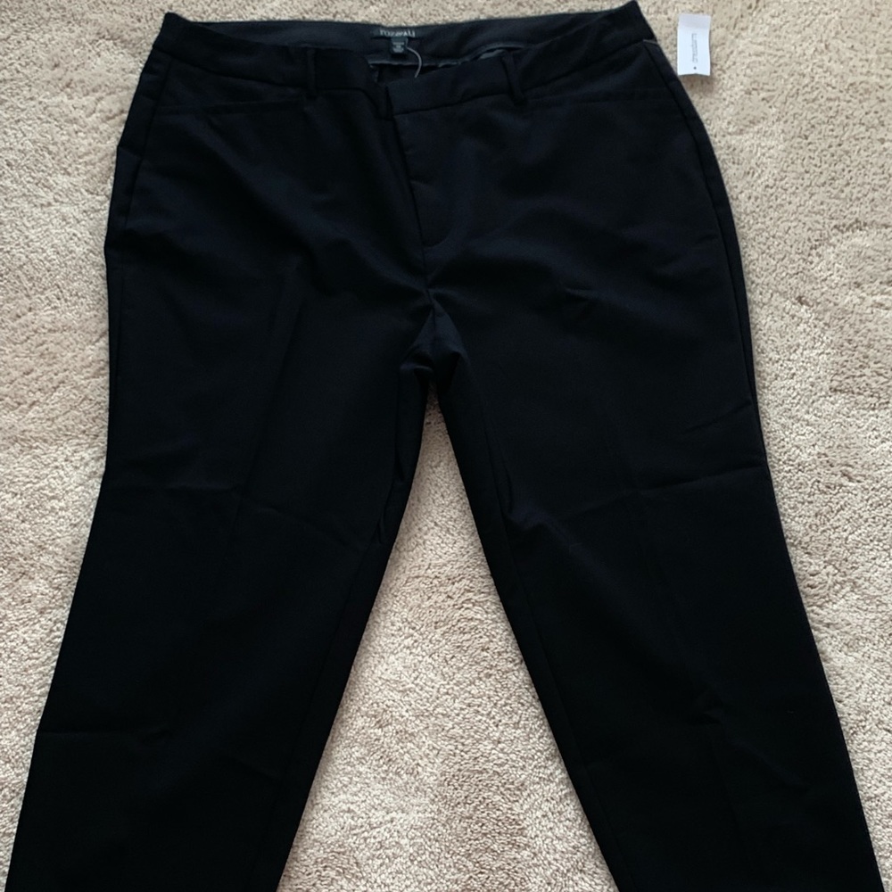 NWT Dressbarn Black ankle dress pants - 18W